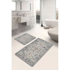 Sivé kúpeľňové predložky v súprave 2 ks 60x100 cm – Mila Home