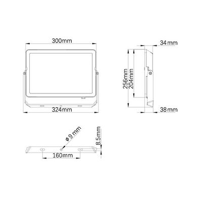 Philips - LED Vonkajší reflektor PROJECTLINE LED/100W/230V IP65 3000K