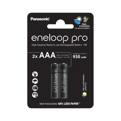 Panasonic - 2 ks Nabíjacia batéria AAA Eneloop Pro 930 mAh