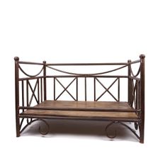 Luxusná pohovka pre psa Lex & Max Romantic 90 x 65 cm | retro štýl hrdza