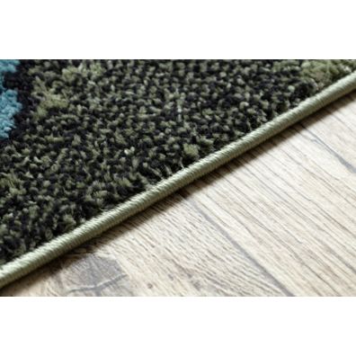 Dywany Łuszczów , Detský kusový koberec Fun Hop green, 80x150, viacfarebná, zelená, detská izba