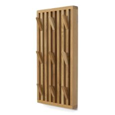 Nástenný vešiak z dubového dreva v prírodnej farbe Parco – Spinder Design