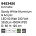 LED luster Rando Thin 60 4000K biele