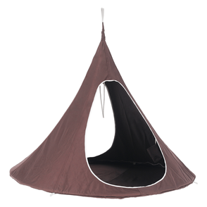 Závesné kreslo KLORIN NEW TYP 2 BIG SIZE CACOON HAMMOCK Tempo Kondela Šedohnědá taupe