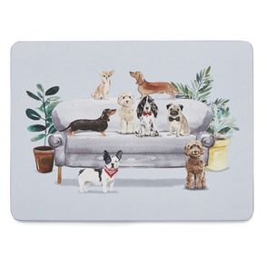 Korkové prestieranie 4 ks 21.5x29 cm Curious Dogs - Cooksmart ®