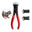 Štípacie kliešte 160 mm KNIPEX 68 01 160 - leštená hlava, plastové puzdrá