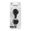 Súprava 2 čiernych samodržiacich nástenných háčikov Compactor Bestlock Black Small Hooks