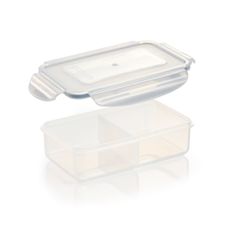 Dóza delená FRESHBOX 0,5 l, obdĺžniková