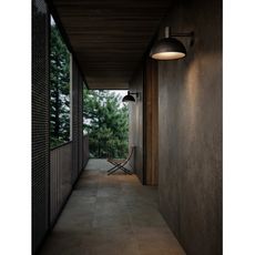 Nordlux - Vonkajšie nástenné svietidlo ARKI 1xE27/20W/230V IP54 čierna