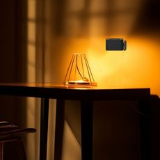 LED Stmievateľná magnetická stolná lampa 4v1 LED/3W/5V 3000-6000K 1800 mAh čierna