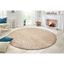Svetlohnedý okrúhly koberec ø 133 cm Wolly – BT Carpet