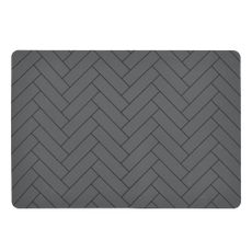 Sivé silikónové prestieranie Södahl Tiles, 33 x 48 cm