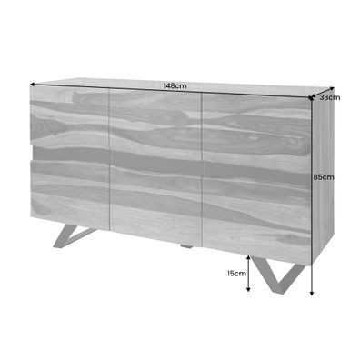 Komoda Amazonas 150 cm Sheesham Prirodná Hrana