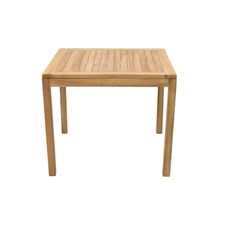 Deokork Záhradný stôl pevný FLORA 90x90 cm (teak)