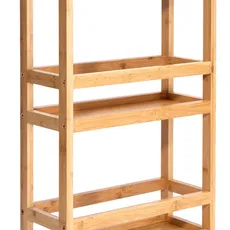 TZB Bambusový pojízdný regál Inaki natural