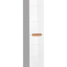 Comad Kúpeľňová skrinka s košom Bali 804 2D 1S biela/dub votan