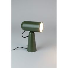 Zelená stolová lampa White Label Vesper
