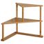 Kesper 58802 Kuchynská rohová polica bambus, 52 x 39 x 29,5 cm