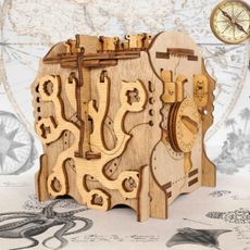 iDventure - Drevený hlavolam Úniková miestnosť Nautilus kapitána Nema