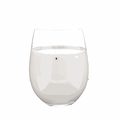 TEMPO-KONDELA  SNOWFLAKE STRIK, poháre, set 4 ks, s kryštálmi, 530 ml