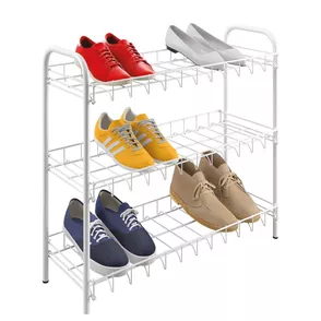 Trojposchodová polica na topánky Metaltex Shoe Rack