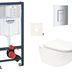 Závesný wc set do ľahkých stien / predstenová montáž Swiss Aqua Technologies Infinitio SIKOGRSIN11SCP00