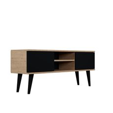Kocot kids TV stolek TORONTO 120 cm dub artisan/černý