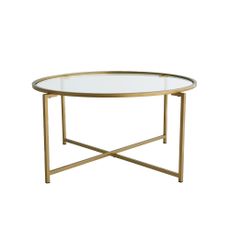 Kalune Design Konferenční stolek Gold Sun zlatý