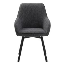 Sivá jedálenská stolička Alma – Unique Furniture