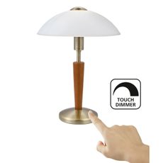 Eglo 87256 - Stmievateľná stolná lampa SOLO 1 1xE14/40W/230V