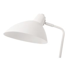 Biela stolová lampa s kovovým tienidlom (výška 49 cm) Casque – Leitmotiv