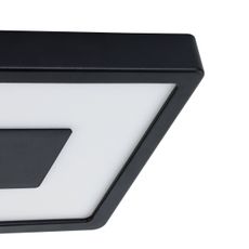 Eglo 900283 - LED Vonkajšie stropné svietidlo IPHIAS LED/17W/230V IP44 čierna