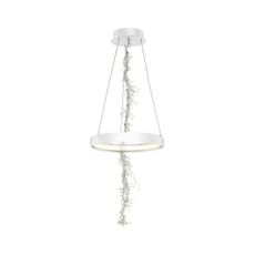 LED Luster na lanku SPARK LED/35W/230V biela