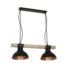 Luster na reťazi HAKON 2xE27/60W/230V