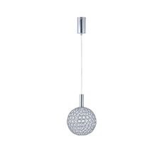 LED Luster na lanku PERFORATO LED/6,3W/230V 3000K lesklý chróm pr. 20 cm
