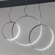 Ideal Lux - LED Luster na lanku CIRCUS LED/29W/230V pr. 44 cm CRI 90 čierna