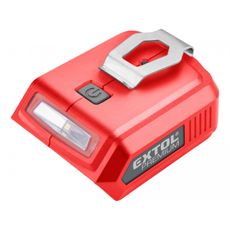 Nabíjačka batérií pre zariadenia USB, so svetlom, SHARE20V, bez batérie, 5V/2A