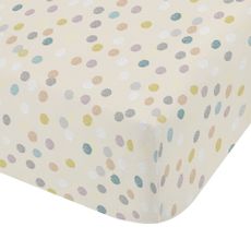 Napínacia flanelová detská plachta 90x190 cm Balloons Spot – Bianca