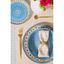 Svetlomodré hlboké porcelánové taniere v súprave 6 ks ø 21 cm Tangeri blue – Villa Altachiara