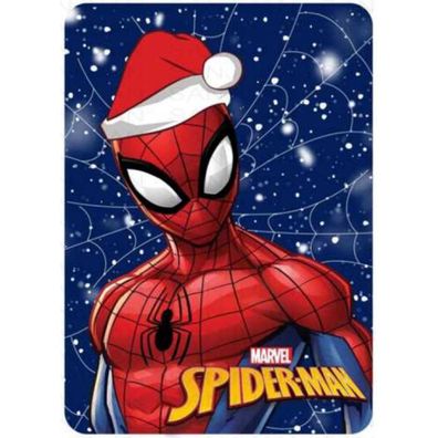 Vianočná fleecová deka Spiderman - MARVEL - 100 x 140 cm