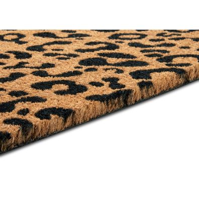 Hanse Home , Rohožka koža gepard 105673 – na von aj na doma, 45x75, hnedá, chodba / predsieň