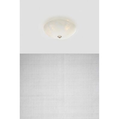 Biele stropné svietidlo so skleneným tienidlom ø 43 cm Blad – Markslöjd