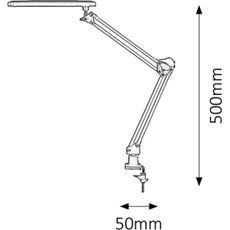 Rabalux 4420 - LED stolná lampa RAUL LED/5,6W/230V