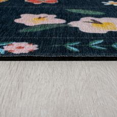 Flair Rugs , Kusový koberec Match Nordic Floral Navy, 170x240, modrá, chodba / predsieň