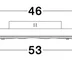 Dizajnové stropné svietidlo Wing 53 zlaté