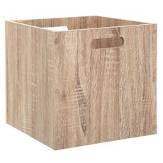 Úložný box Wood, 31x31x31 cm, hnedá