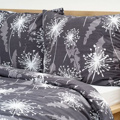 4Home Bavlnené obliečky Midnight Dandelions, 140 x 220 cm, 70 x 90 cm
