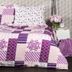 4Home Krepové obliečky Patchwork violet