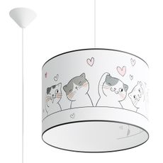 Sollux SL.1419 - Detský luster na lanku CAT 1xE27/15W/230V pr. 40 cm