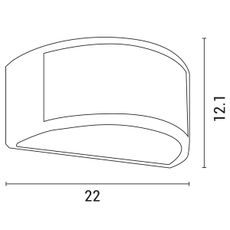 Vonkajšie nástenné svietidlo 1xE27/10W/230V IP54 šedá